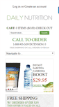 Mobile Screenshot of dailynutritionshopping.com